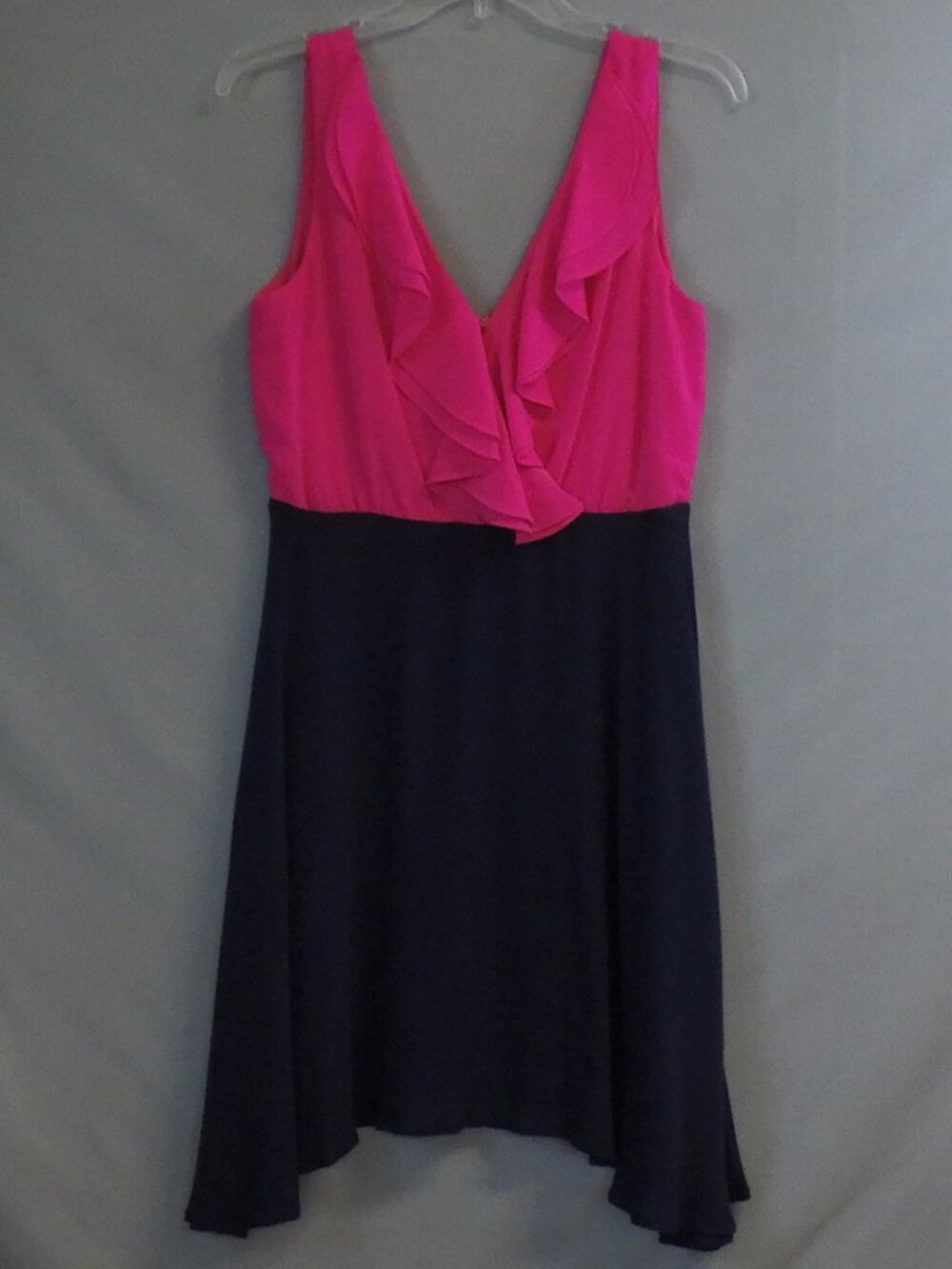 Double Zero Sleeveless Colorblock Dress   A624